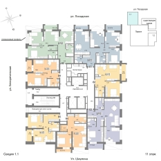 77.00 м² | 11 - 25 эт. 00