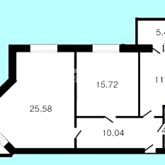 67.80 м² | 12 - 14 эт. 71