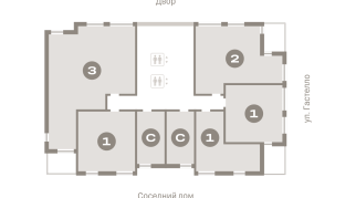65.00 м² | 11 - 16 эт.