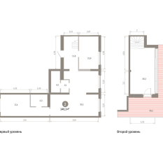 140.00 м² | 8 - 8 эт. 00