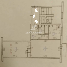 2-к квартира | 44.40 м² | 5 - 5 эт. 70