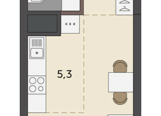 26.70 м² | 12 - 30 эт.