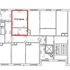 Комната | 17.40 м² | 3 - 9 эт. 20