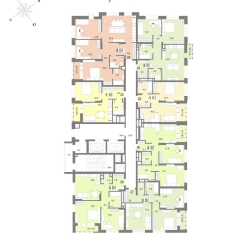 84.70 м² | 5 - 23 эт. 00
