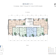 45.15 м² | 4 - 24 эт. 01