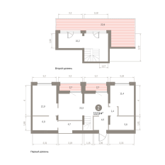 112.00 м² | 8 - 8 эт. 00