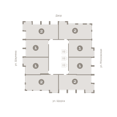 72.00 м² | 22 - 24 эт. 110