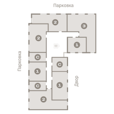 68.00 м² | 3 - 9 эт. 41