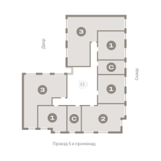 89.00 м² | 3 - 9 эт. 80