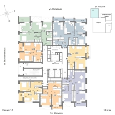 47.00 м² | 14 - 25 эт. 00