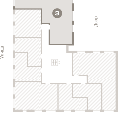 92.00 м² | 3 - 9 эт. 01