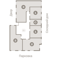 39.00 м² | 4 - 8 эт. 41