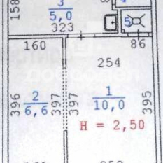 1-к квартира | 23.00 м² | 3 - 5 эт. 60