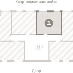 40.00 м² | 3 - 7 эт. 01