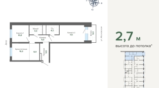 67.60 м² | 6 - 24 эт.