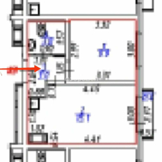 1-к квартира | 31.00 м² | 8 - 27 эт. 61