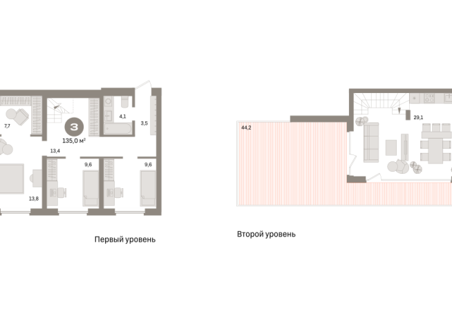 135.00 м² | 7 - 7 эт.