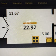1-к квартира | 22.92 м² | 1 - 4 эт. 10
