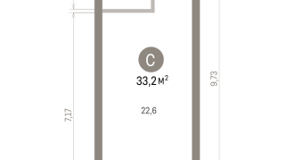33.00 м² | 11 - 25 эт.