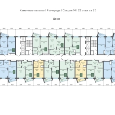 62.91 м² | 22 - 25 эт. 01