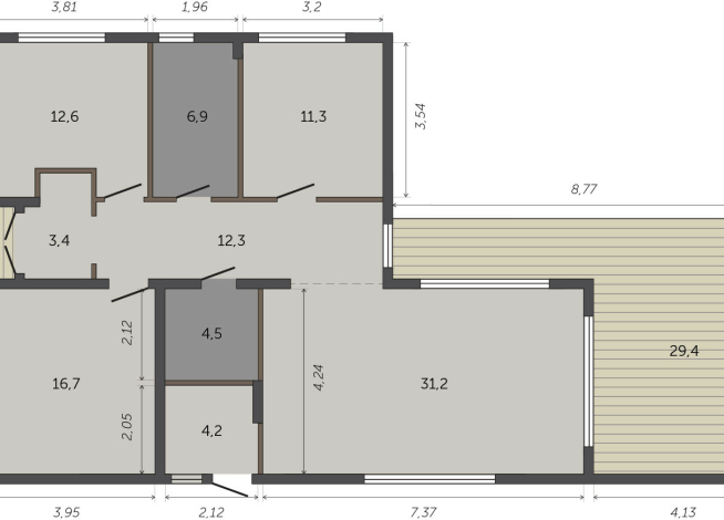 132.50 м²