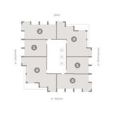 71.00 м² | 23 - 24 эт. 110