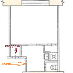 1-к квартира | 19.20 м² | 5 - 5 эт. 30