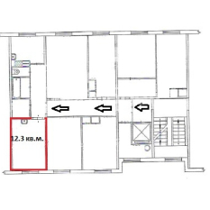 Комната | 12.30 м² | 8 - 9 эт. 40