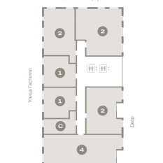 72.00 м² | 12 - 16 эт. 00