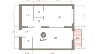51.00 м² | 7 - 16 эт.