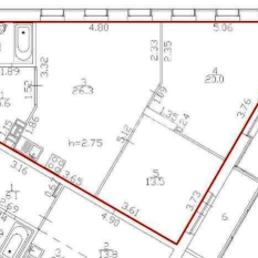 2-к квартира | 69.70 м² | 13 - 24 эт. 91