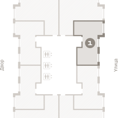 53.00 м² | 23 - 25 эт. 01