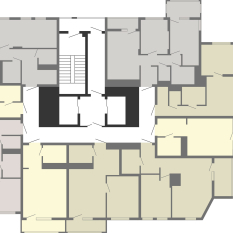 22.60 м² | 11 - 19 эт. 01