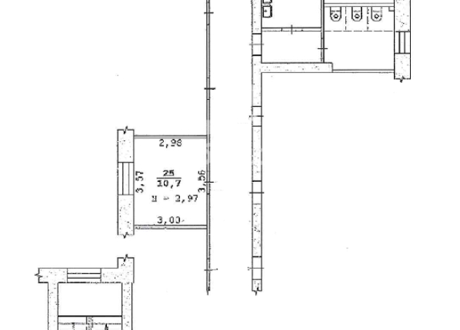 Комната | 10.70 м² | 3 - 3 эт.
