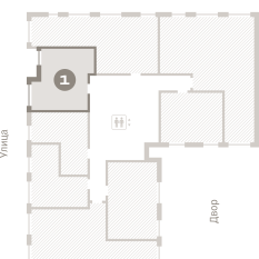 38.00 м² | 5 - 7 эт. 01