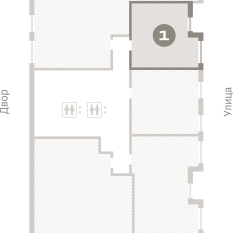 42.00 м² | 8 - 16 эт. 01