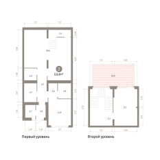 119.00 м² | 1 - 9 эт. 00