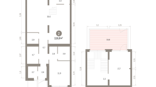 119.00 м² | 1 - 9 эт.