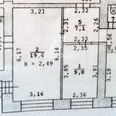 3-к квартира | 58.50 м² | 6 - 9 эт. 81