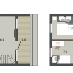 76.90 м² | 1 - 1 эт. 00