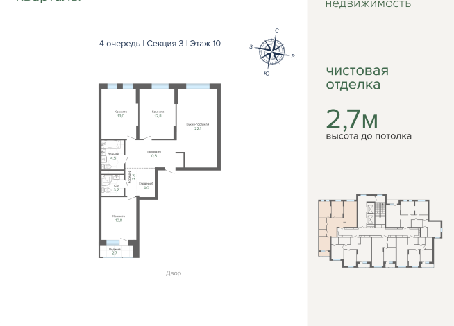 86.23 м² | 10 - 25 эт.