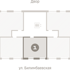 43.00 м² | 4 - 7 эт. 01