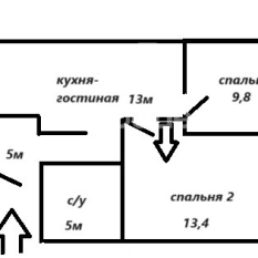 46.60 м² | 3 - 18 эт. 40