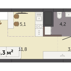 24.30 м² | 15 - 32 эт. 00