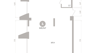 110.00 м² | 13 - 25 эт.