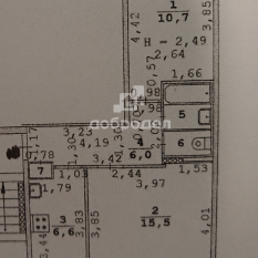 2-к квартира | 42.60 м² | 5 - 5 эт. 31