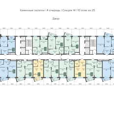 42.82 м² | 10 - 25 эт. 01