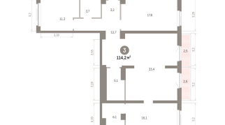 114.00 м² | 2 - 9 эт.