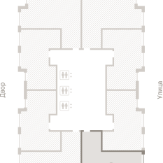 70.00 м² | 21 - 25 эт. 01