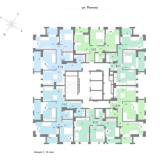 84.50 м² | 15 - 30 эт. 00